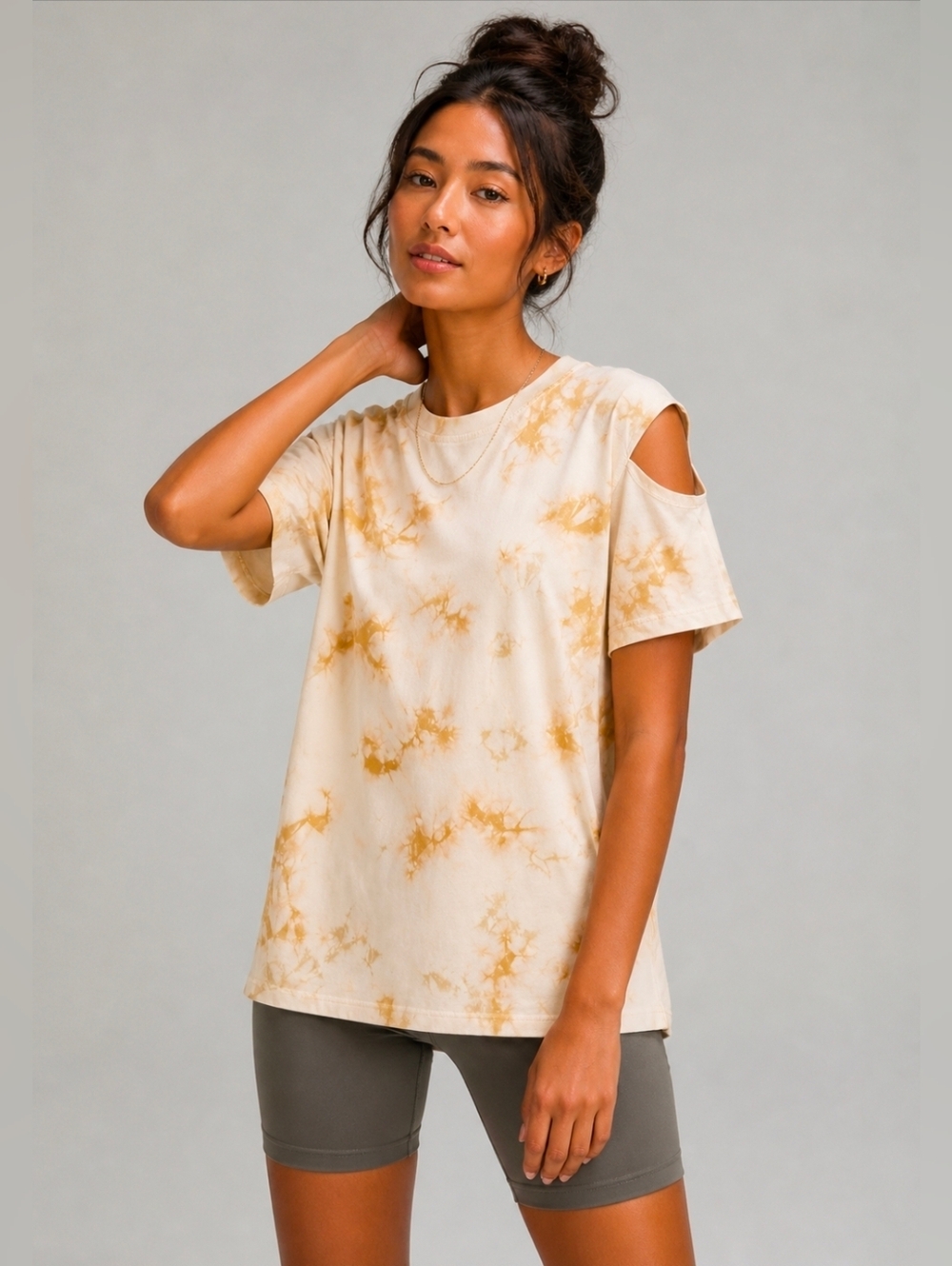 ❤️ LULULEMON ALL YOURS TOP / TEE IN TIE DYE PIMA COTTON, 8
